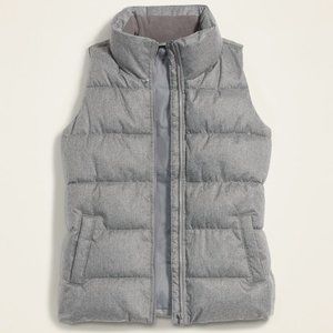 Frost-Free Textured Puffer Vest for Women NWOT